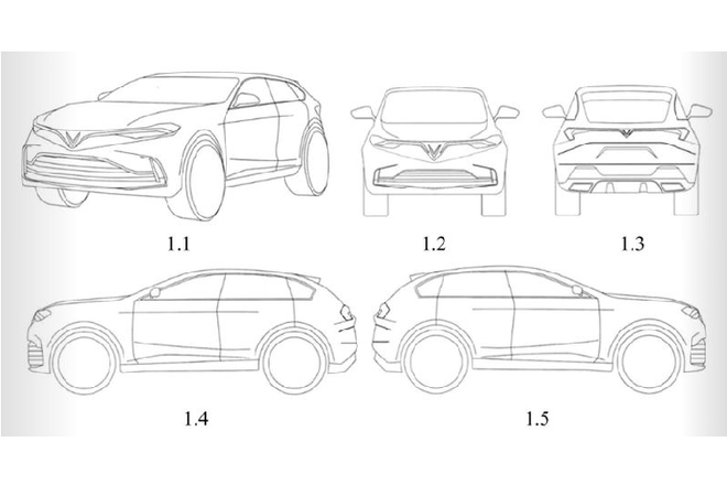 Trọn bộ 11 thiết kế ô tô mới được VinFast đăng ký bảo hộ - Ảnh 5.