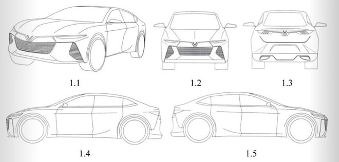 Trọn bộ 11 thiết kế ô tô mới được VinFast đăng ký bảo hộ - Ảnh 2.