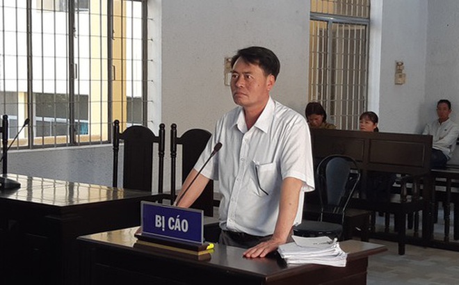 Bị cáo Nguyễn Hữu Quảng tại phiên tòa phúc thẩm