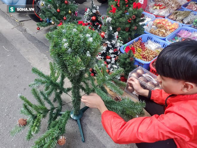 Sát Giáng sinh, cửa hàng ồ ạt đại hạ giá cây thông Noel xuống 50.000 đồng vì đói khách - Ảnh 3.