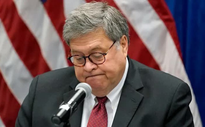 Bộ trưởng Tư pháp Mỹ William Barr.