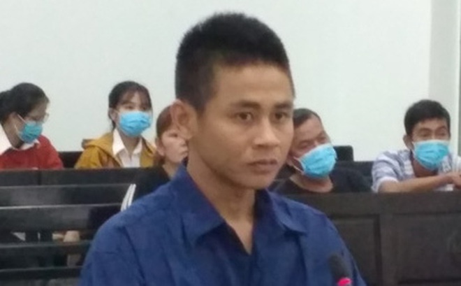 Bị cáo Đặng Minh Hoàng tại tòa.