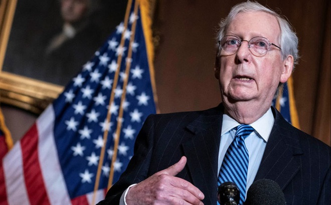 Lãnh đạo phe đa số Thượng viện Mitch McConnell đã thừa nhận chiến thắng của ông Biden. Ảnh: Reuters