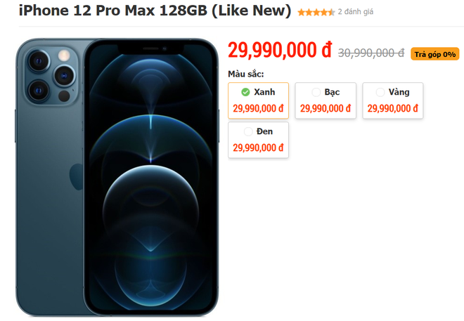 iPhone 12 và iPhone 12 Pro Max siêu lướt bán rẻ không ngờ - Ảnh 2.