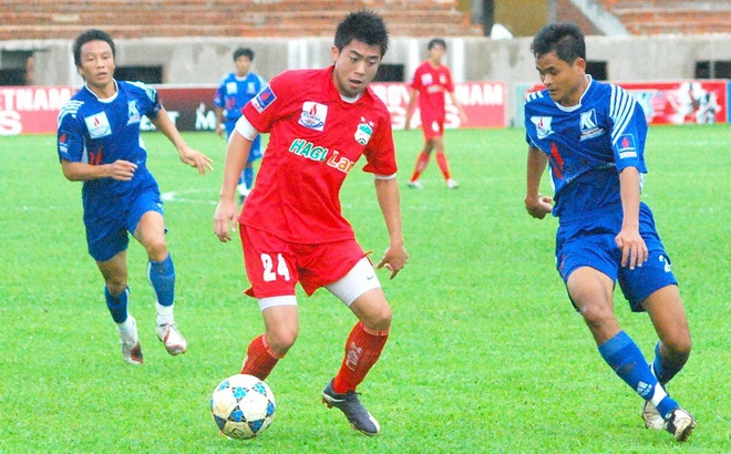 Lee Nguyễn thời còn khoác áo HAGL ở V.League 2009 và 2010. Ảnh: Cao Nguyên.