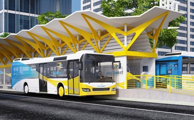 Phối cảnh trạm BRT số 1