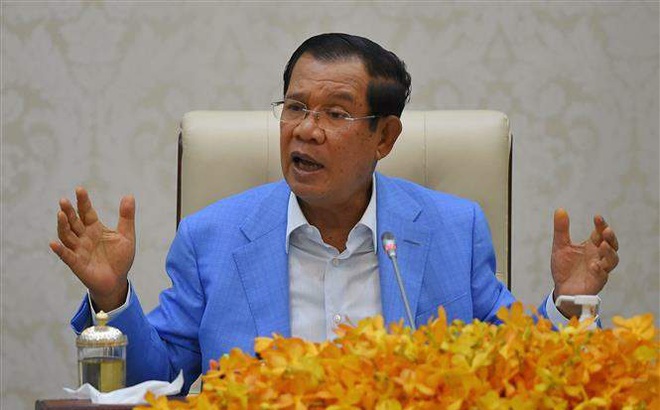 Thủ tướng Campuchia Samdech Techo Hun Sen. Ảnh: AFP/TTXVN