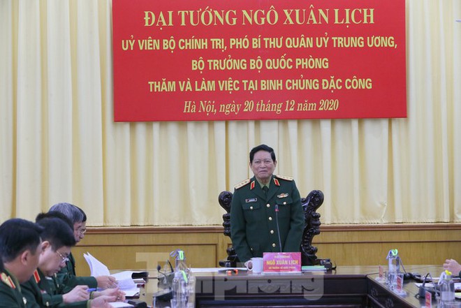 Bộ trưởng Ngô Xuân Lịch: Đặc công là lực lượng được quan tâm đặc biệt - Ảnh 1.