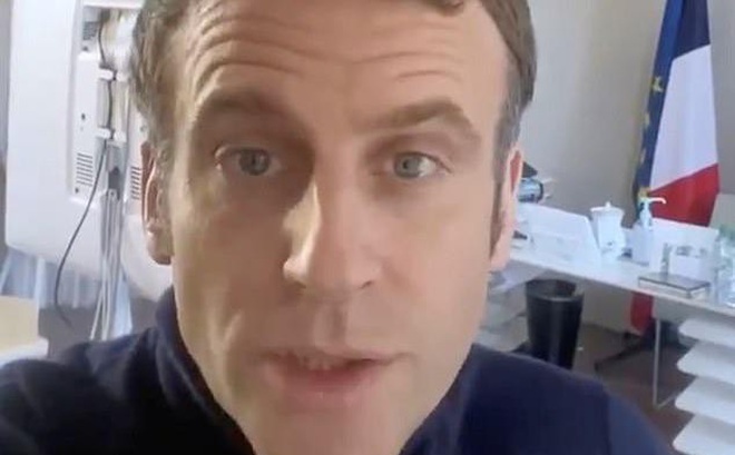 Ông Macron trong đoạn video mới.