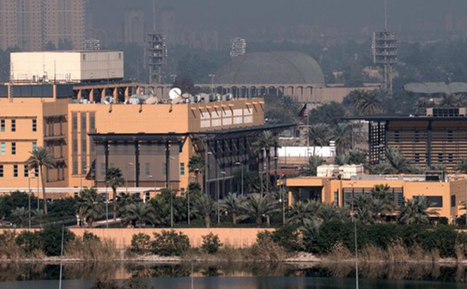 Đại sứ quán Mỹ tại thủ đô Baghdad - Iraq. Ảnh: Reuters