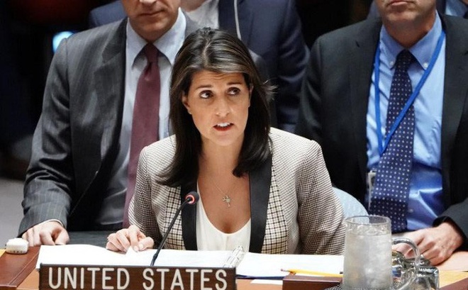 Bà Nikki Haley. Ảnh: Reuters