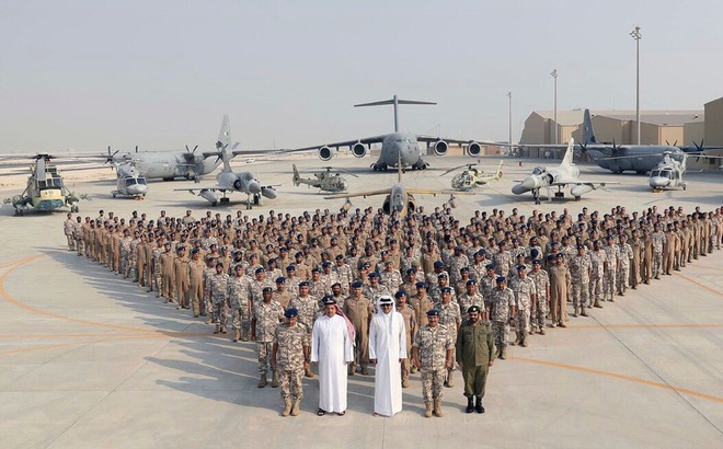 Hình ảnh chụp Không quân Qatar vào năm 2017. Ảnh: AP