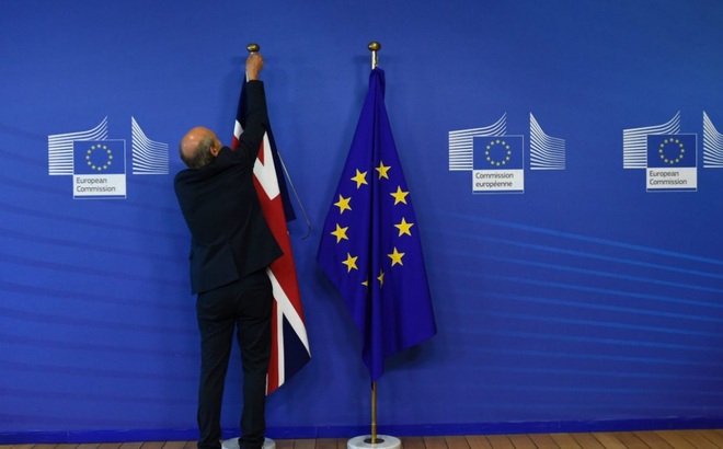 Anh và EU dự kiến đạt thỏa thuận thương mại sau những ngày tháng đàm phán dai dẳng. Ảnh: AFP/Getty