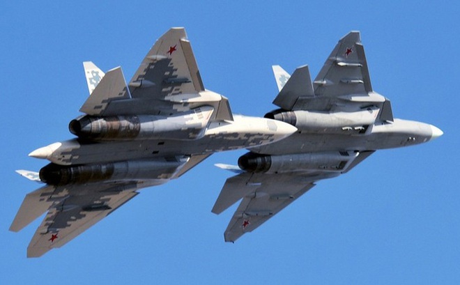 Tiêm kích Su-57 của Nga. Ảnh: RT