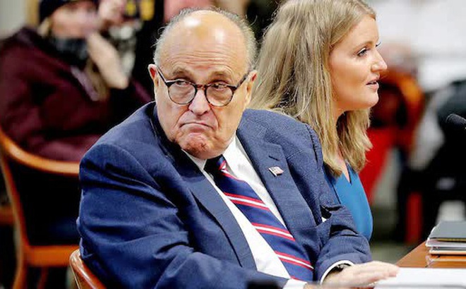 Luật sư riêng của Tổng thống Donald Trump, ông Rudy Giuliani. Ảnh: AP