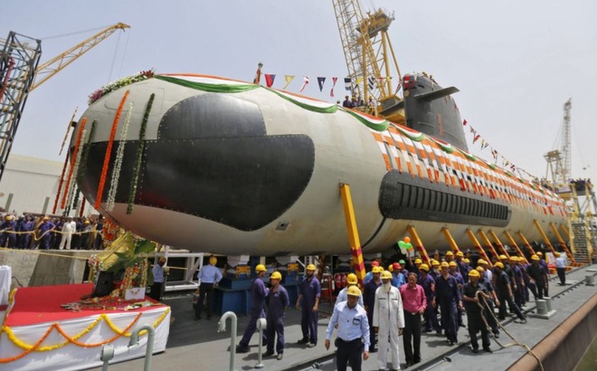 Tàu ngầm hạt nhân Arihant trị giá 2,9 tỷ USD của hải quân Ấn Độ.
