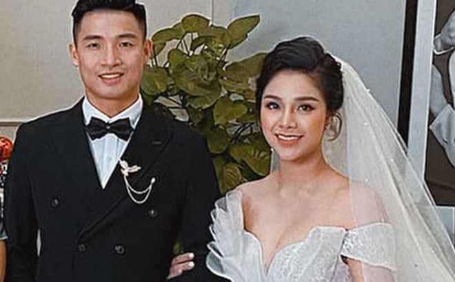 Trọn bộ ảnh cưới đẹp như mơ của trung vệ Bùi Tiến Dũng và cô dâu Khánh Linh