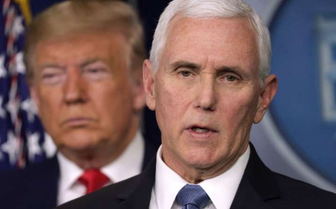 Phó Tổng thống Mike Pence và Tổng thống Trump. Ảnh: Getty