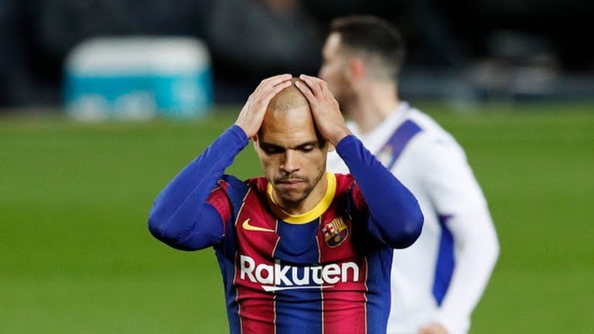 Messi vắng mặt, Barca nhọc nhằn giành 1 điểm trước Eibar - Ảnh 1.