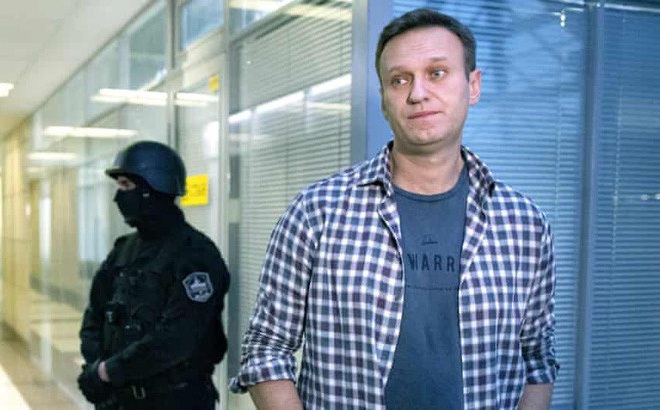 Chính khách phe đối lập Alexei Navalny. Ảnh: AP