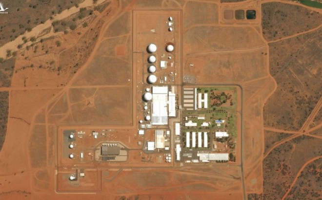 Căn cứ Pine Gap nhìn từ trên cao.