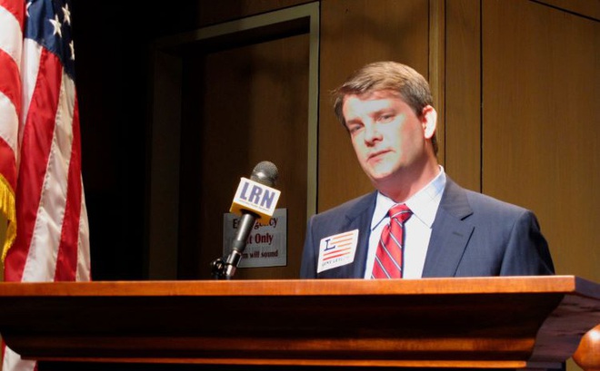 Thành viên đảng Cộng hòa bang Louisiana Luke Letlow đã giành được ghế trong Hạ viện Mỹ hôm 5/12. Ảnh AP