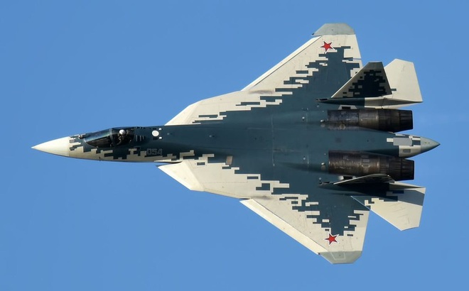 Tiêm kích tàng hình Su-57 của quân đội Nga.