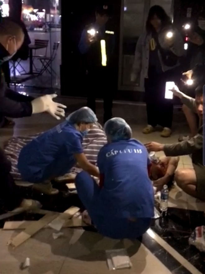 Hà Nội: Ngã từ thang máy ở chung cư Hoàng Huy, 1 người bị thương nặng - Ảnh 1.