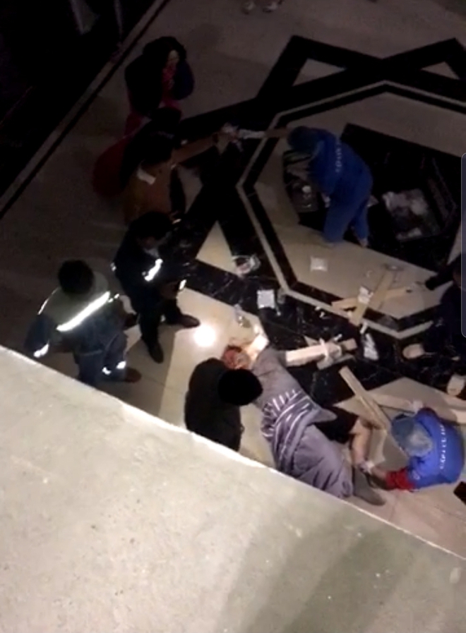 Hà Nội: Ngã từ thang máy ở chung cư Hoàng Huy, 1 người bị thương nặng - Ảnh 2.