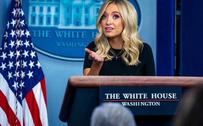 Thư ký báo chí Nhà Trắng Kayleigh McEnany. Ảnh: The New York Times