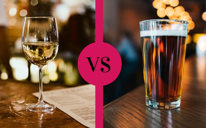 Rượu vang VS bia: Đồ uống nào thắng?
