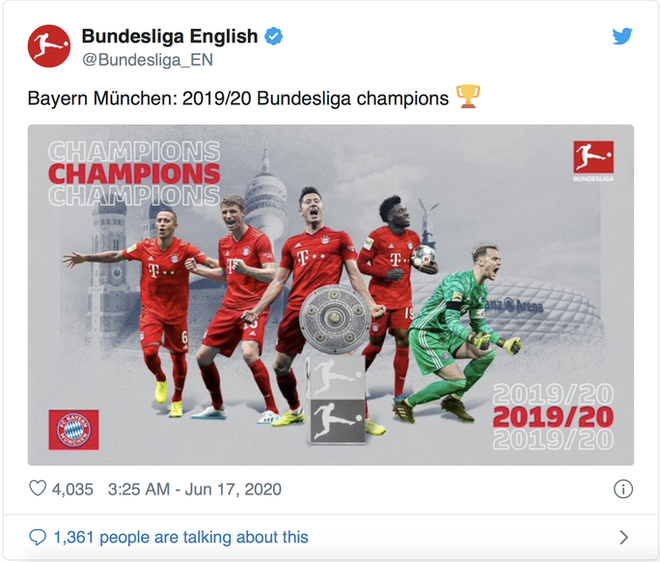 Báo chí thế giới thán phục kỳ tích 8 ngôi vô địch của Bayern Munich  - Ảnh 3.