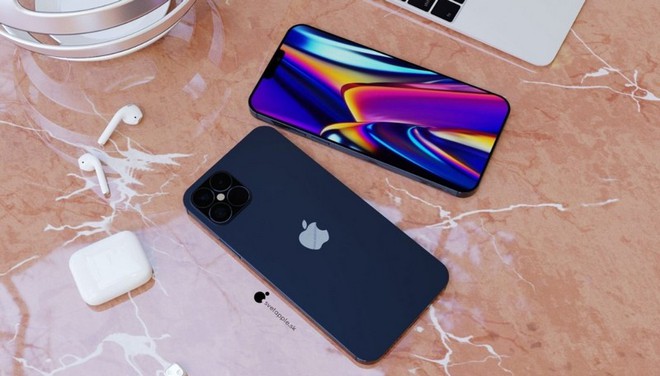 Ngắm ý tưởng iPhone 12 màu xanh navy đẹp hút hồn - Ảnh 2.