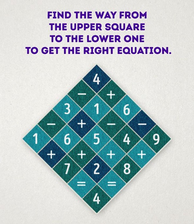 Kiểm tra trí thông minh, sự linh hoạt của bạn với 8 câu đố toán học - Ảnh 6.