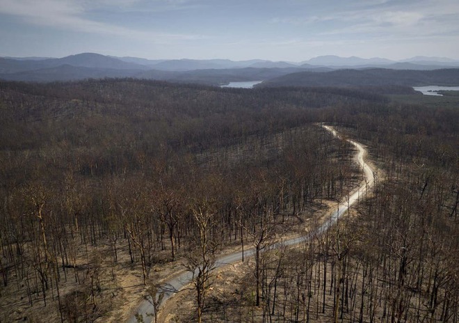 Bức ảnh chụp khói cháy rừng ở Mỹ dài 100km nhìn từ không gian của NASA gây sốc - Ảnh 7.