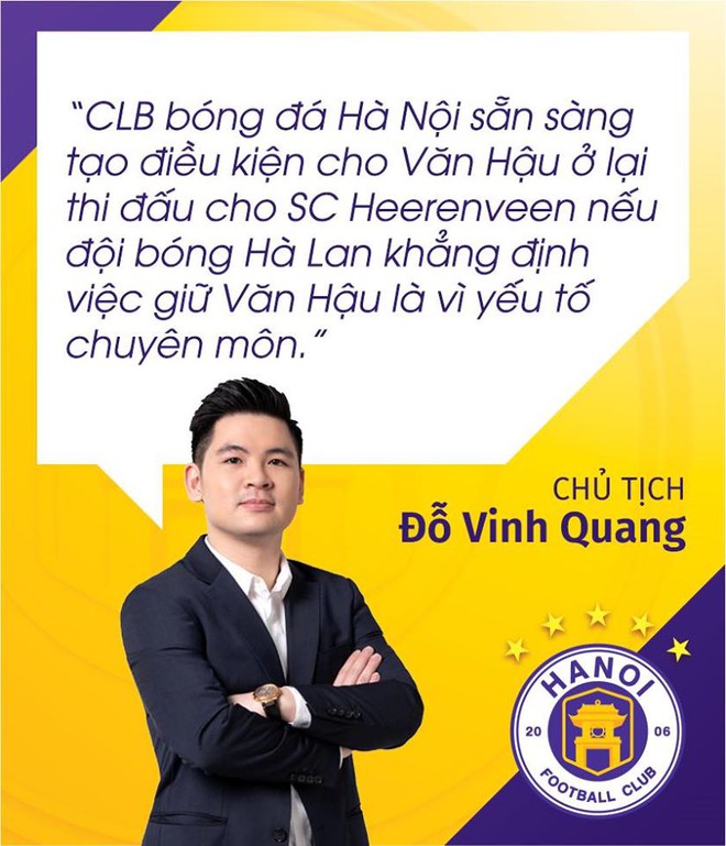 Văn Hậu tuyệt vọng, Hà Nội FC đành chi tiền hỗ trợ cho... Heerenveen - Ảnh 2.