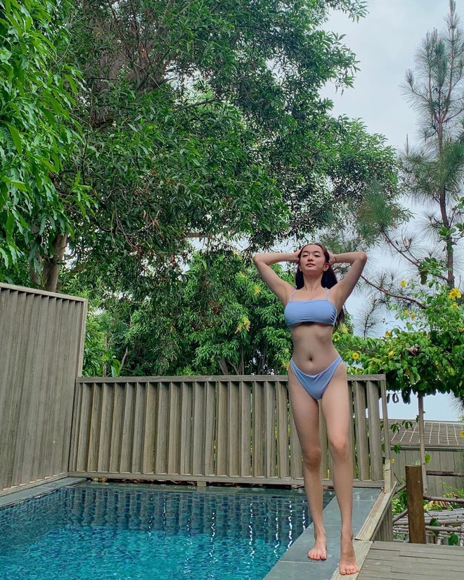 Kaity Nguyễn khoe vóc dáng gợi cảm khi diện bikini - Ảnh 1.