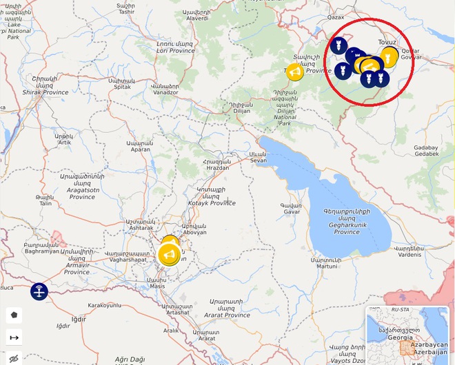 Armenia tiêu diệt máy bay Hermes 9000 của Azerbaijan, 1 tướng thiệt mạng, căng tột độ -  Iran bất ngờ ra tuyên bố về vụ cháy cháy tàu đổ bộ tấn công Mỹ - Ảnh 1.
