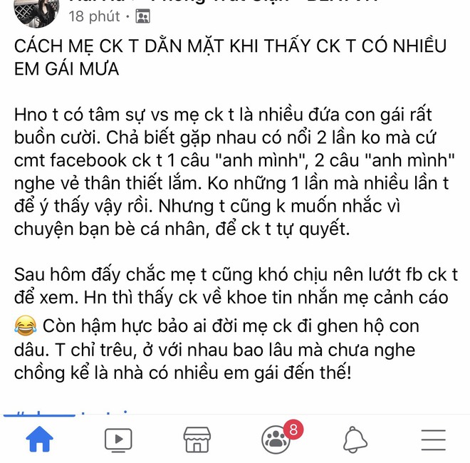 Thấy con trai có nhiều em gái mưa, mẹ chồng đã thẳng tay trị khiến con dâu hả hê - Ảnh 1.