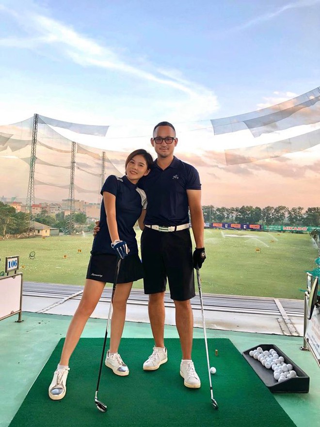 Điều ít biết về hôn phu cao như tài tử, là giám đốc học viện golf của MC Thu Hoài - Ảnh 7.