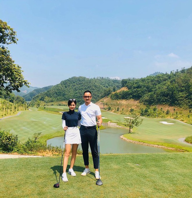 Điều ít biết về hôn phu cao như tài tử, là giám đốc học viện golf của MC Thu Hoài - Ảnh 8.