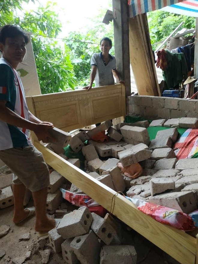 Những hình ảnh và con số thiệt hại sau trận động đất ở Sơn La trưa nay - Ảnh 3.