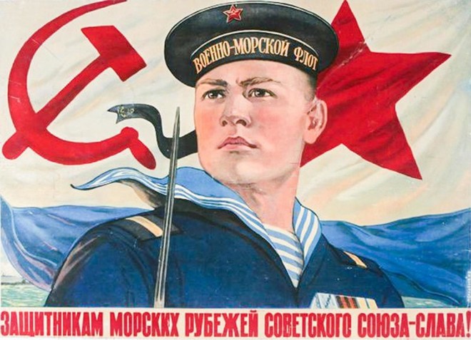 Hải quân Liên Xô “hùng mạnh” qua loạt tranh tuyên truyền sục sôi - Ảnh 10.