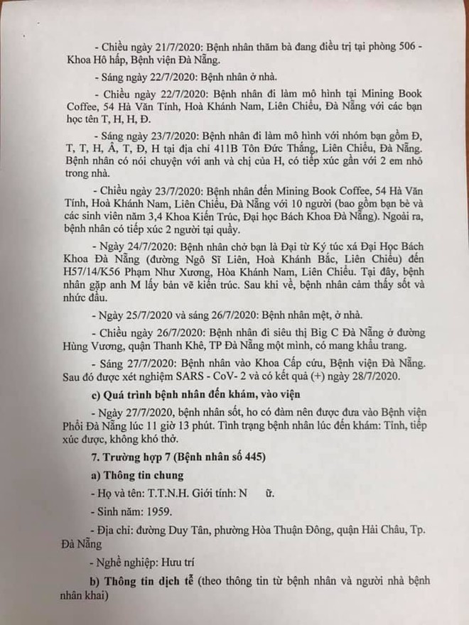 Ca bệnh Covid-19 thứ 445 liên tục đi chợ, đi siêu thị, đi ăn tiệc - Ảnh 5.