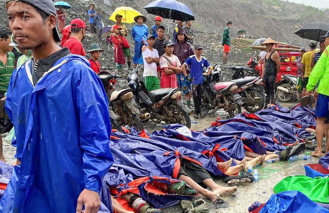 Lở đất mỏ ngọc bích Myanmar: 162 người chết, nhân viên cứu hộ chỉ chờ vớt xác - Ảnh 3.