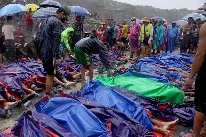 Lở đất mỏ ngọc bích Myanmar: 162 người chết, nhân viên cứu hộ chỉ chờ vớt xác - Ảnh 4.