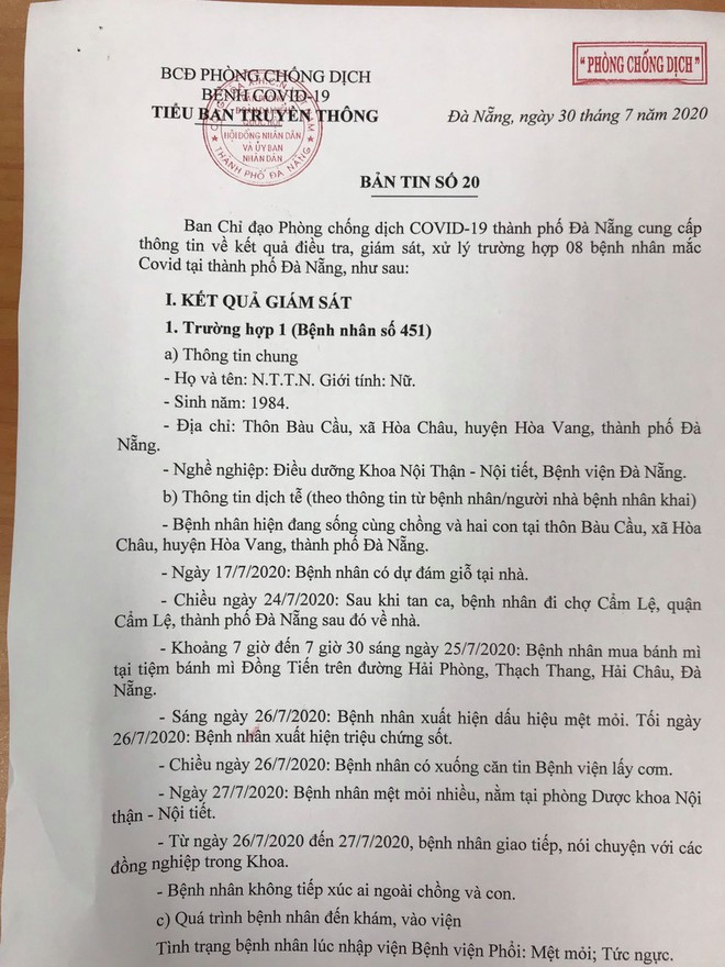 Trường Đại học Đông Á ở Đà Nẵng có ca thứ 2 nhiễm Covid-19 khi thực tập tại bệnh viện - Ảnh 1.