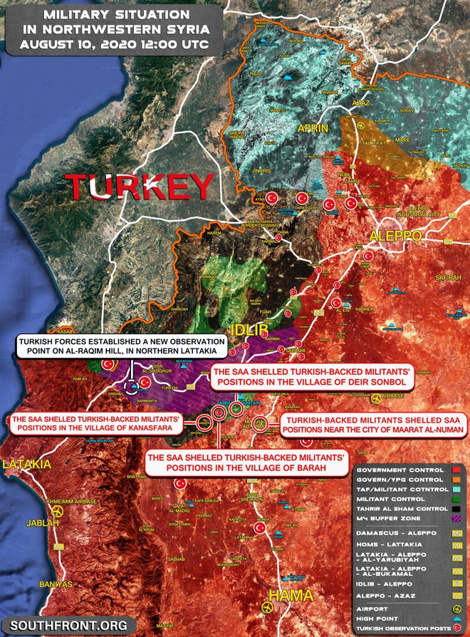 UAV chỉ thị mục tiêu, pháo Thổ vùi dập QĐ Syria ở Idlib  -  Phát hiện mê cung ngầm dưới tâm nổ Beirut - Ảnh 1.