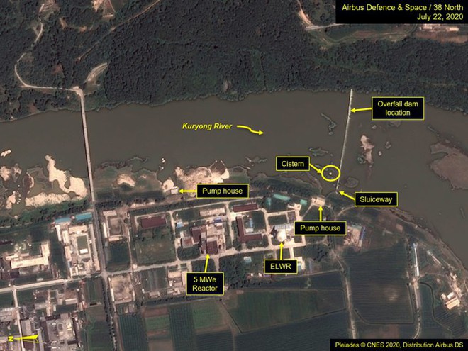 Ảnh vệ tinh: Lũ lụt nghiêm trọng đe dọa cơ sở hạt nhân Triều Tiên - Ảnh 1.