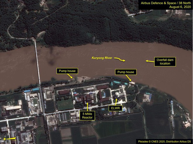 Ảnh vệ tinh: Lũ lụt nghiêm trọng đe dọa cơ sở hạt nhân Triều Tiên - Ảnh 2.
